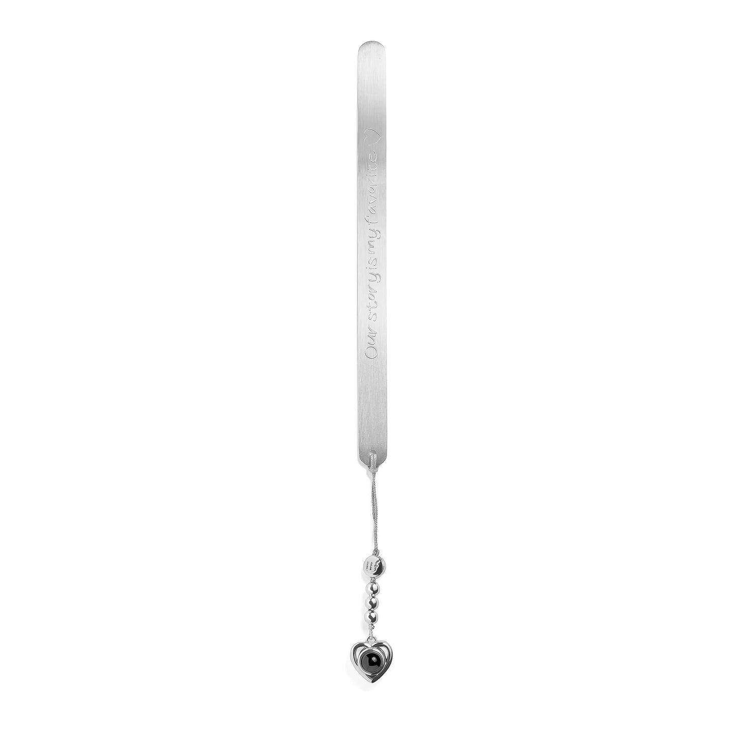 Engravable Heart Photo Bookmark