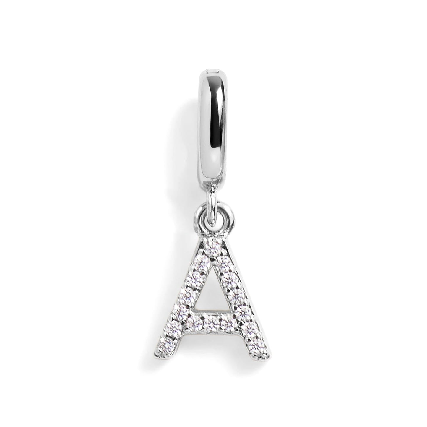 Pavé Letter Charm