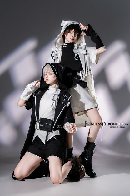 Black Functional Style Ouji Fashion Prince Handsome Lolita Shorts
