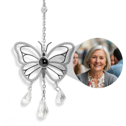 Personalized Butterfly Photo Sun Catcher